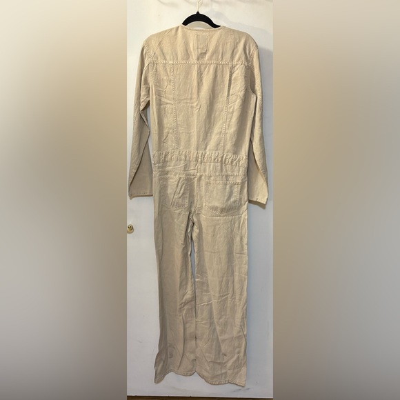 Nwt- zara- linen blend jumpsuit-XS - Picture 4 of 6